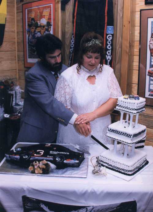 Cutting the cake!